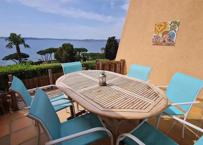 4 Pièces, Superbe Vue Mer, Piscine, Parking, Animaux Admis, - Fr-1-780-6 * Sainte-Maxime